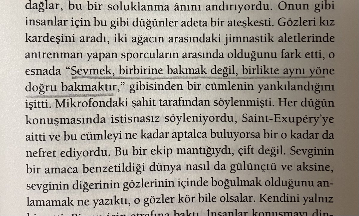 aksine,
sevginin diğerinin gözlerinin içinde boğulmak olduğunu anlamamak ne yazıktı, o gözler kör bile olsalar. ***