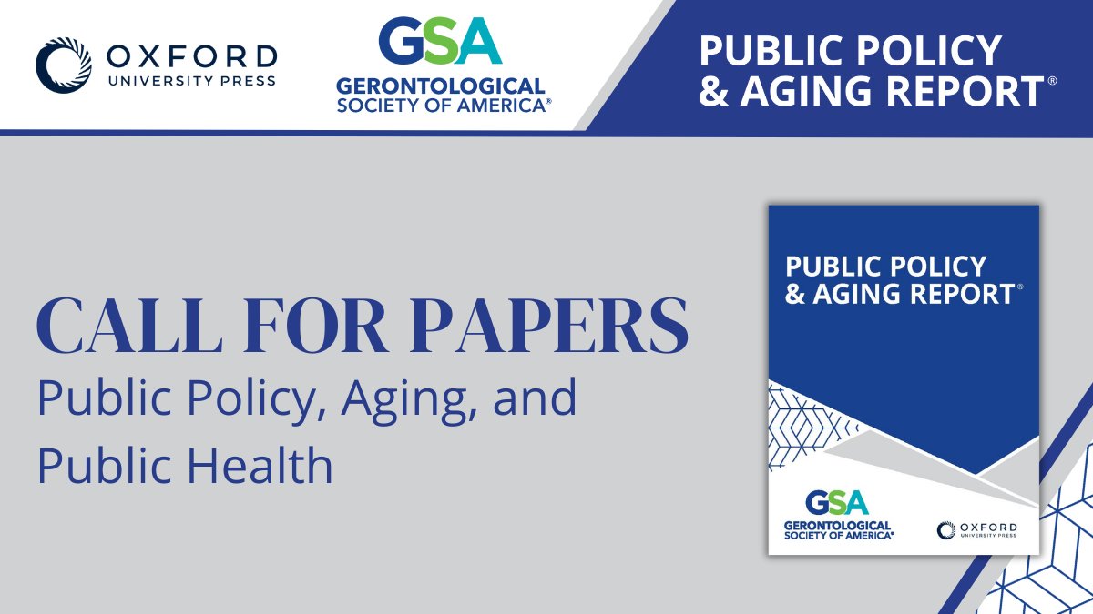 Gerontological Society of America (GSA) tweet media