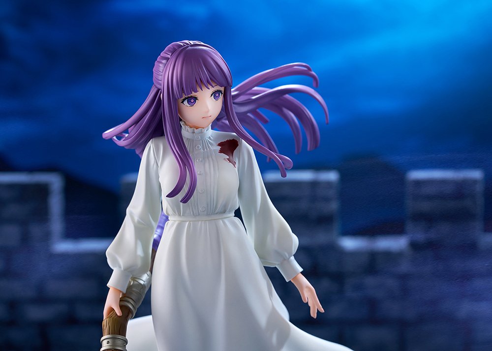 Ques Q presenta nuevas imágenes oficiales de la figura a escala 1/7 dedicada a la huérfana de guerra y aprendiz de maga, Fern, uno de los personajes principales del manga y anime 'Sousou no Frieren'.