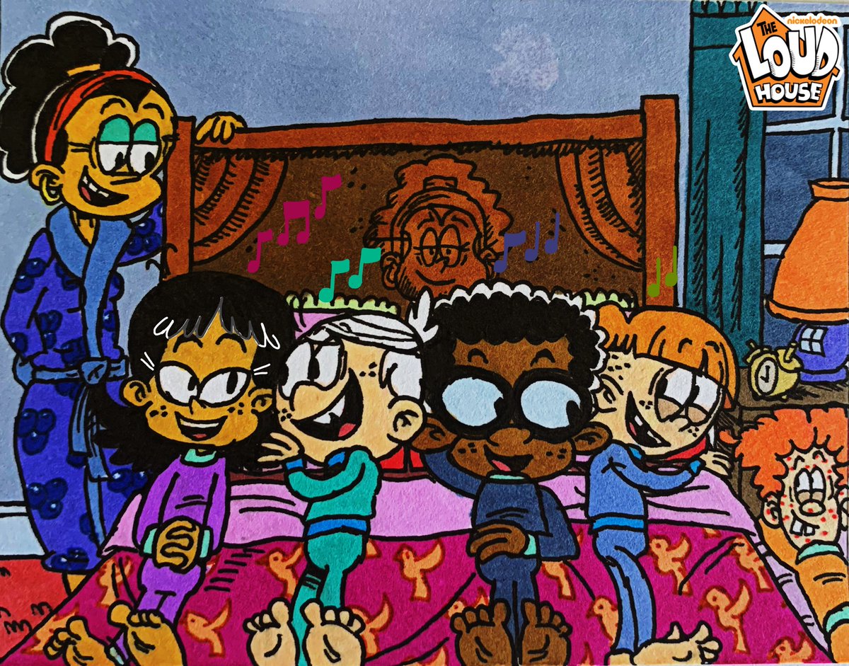 duda_wilson's tweet photo. @FanpageOfTLH @DonzelleClemons @DukeLoud1216 5 Action News in a Bed with Principal Ramirez Filmed by Zach #TheLoudHouse #BarneyandFriends #RollOver #FiveinaBed #PrincipalRamirez #stellazhau https://t.co/Bwn02mSDvu