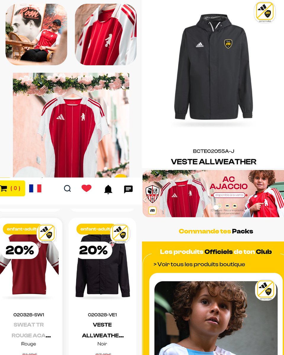 𝐃𝐞 𝐧𝐨𝐮𝐯𝐞𝐚𝐮𝐱 𝐩𝐫𝐨𝐝𝐮𝐢𝐭𝐬 📲

Notre boutique en ligne s'étoffe avec la possibilité d'acheter plusieurs produits aux couleurs du club !

1️⃣ Rendez-vous sur 👇 madewis-store.com/fr

2️⃣ Créez votre compte et insérez le code : 020328

3️⃣ Choisissez vos équipements et
