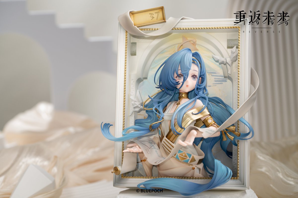 Apex Toys presenta imágenes oficiales de la figura en formato marco dedicada a la arcanista estelar 37 en su versión "The Everlasting Truth", uno de los personajes del videojuego gacha chino 'Reverse: 1999'.