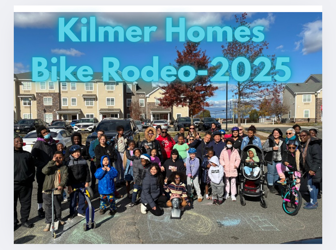 Shout out to all the families who came out to the bike rodeo today at Kilmer Homes this morning.
