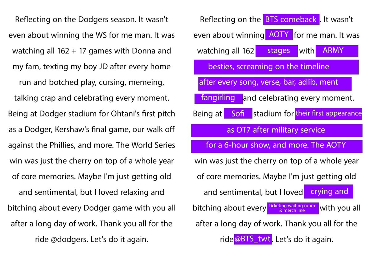 You know how we love the sports analogy? Well i did a thing. This is an actual post from my friend. We're not so different but it's only ok when they do it, right?🙄