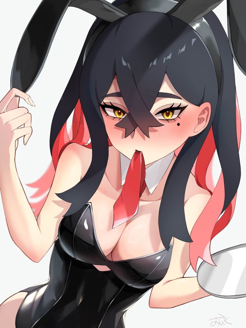 "Are you sure this is what the popular fashion is in Lumiose right now? I don't see anyone else wearing this..."