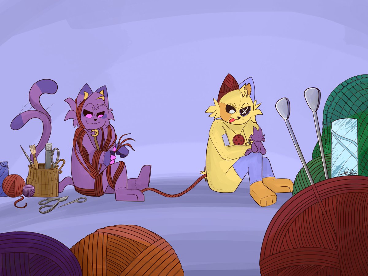 Gav0na's tweet photo. can't wait for next yrs!
ocs used :
wishbone - @DecayingTeeth
knitty - @fnafdoodle
kopycat - @HuskyiiJrdn
#SmilingsCritters #smilingtober https://t.co/23uotCfjzs