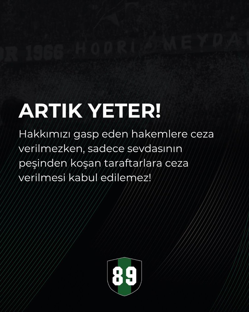 ARTIK YETER!