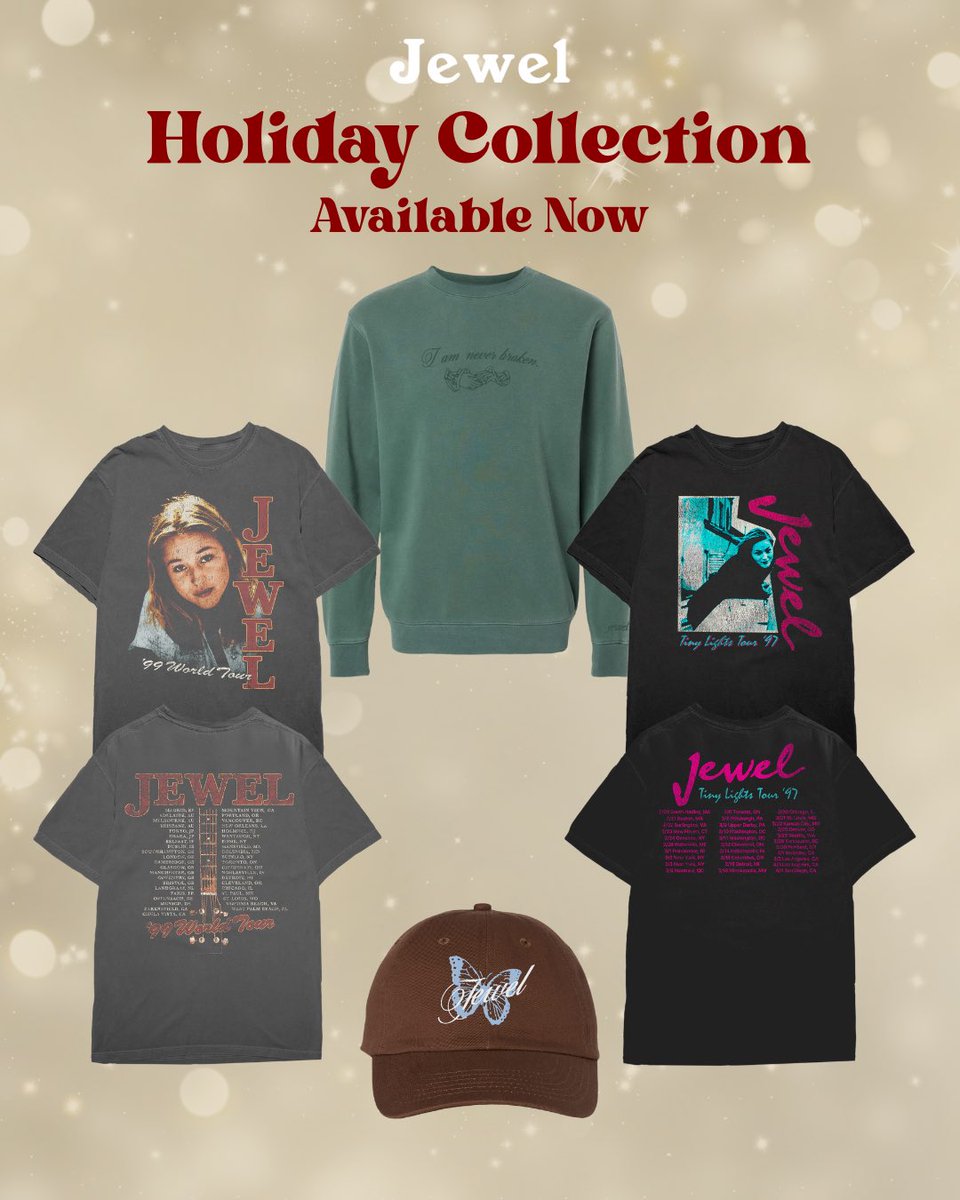Holiday merch is here! 🎄

Shop now at jeweljkmerch.com