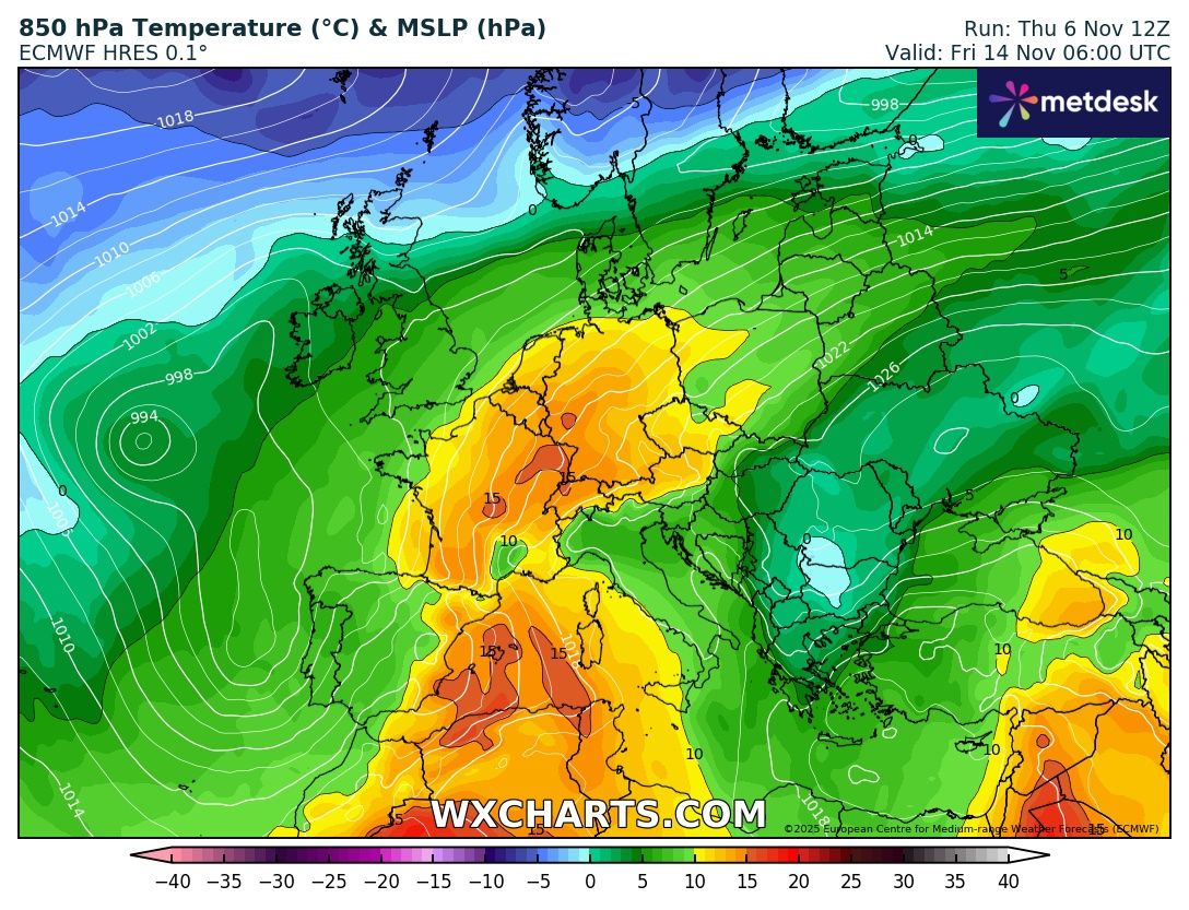 Voorlopig zacht tot zeer zacht voor November