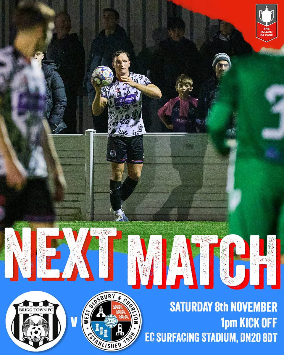 We're in FA Vase action on Saturday as we make the trip to Brigg Town in the 2nd Round.

🚌 There are just 4 seats remaining on the coach - if you haven't yet booked then now's the time! 👇
🔗 bit.ly/WDCFCTickets