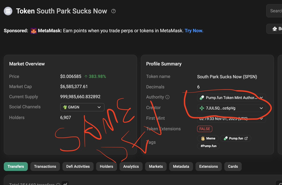 MoonshotRock's tweet photo. Gambled on $SPPM made by $SPSN dev 16K NOW. WILL HIT 1M SOON
Ca: Gs7ZAg4BizceBpLjq4svCgVKbrGfszTvXnW1n9F4pump
Let’s bond it easily.. #spsn #sppm #southpark Entertainment https://t.co/X7P1mTCtag