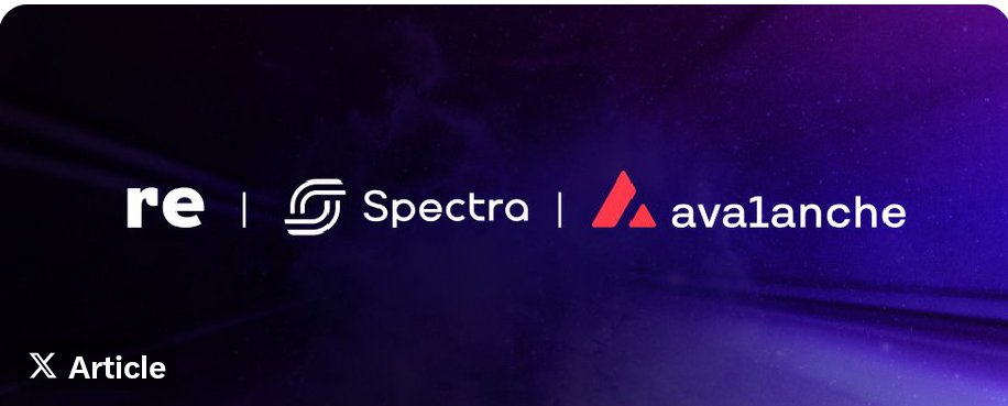 Re’s latest collaboration marks a major step forward towards decentralized reinsurance. Let’s unpack what the just concluded space unfolded ⬇️

<a href="/re/">Re</a> is bringing real-world insurance exposure on-chain.
Now, through a partnership with Spectra and Avalanche, they’re turning this