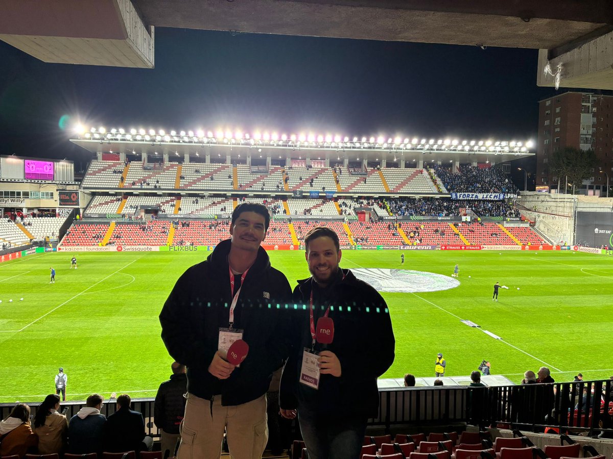 ⚔️ ¡Europa vuelve a Vallecas!

⏰ 21:00 h
🏟️ Vallecas
🏆 #ConferenceLeague
⚽️ Rayo Vallecano 🆚 Lech Poznan 

🎙️ <a href="/lucasgarper/">Lucas García 📻</a> y <a href="/Fercare24/">Fernando Cardenal</a>
🗣️ <a href="/17_onesimo/">Onésimo Sánchez</a> 

🔴 DIRECTO📲 | rtve.es/play/videos/di…

📻 #TableroDeportivoRNE con <a href="/miguelangmendez/">Miguel Angel Méndez</a> y <a href="/Silviaverdec/">@silviaverde</a>