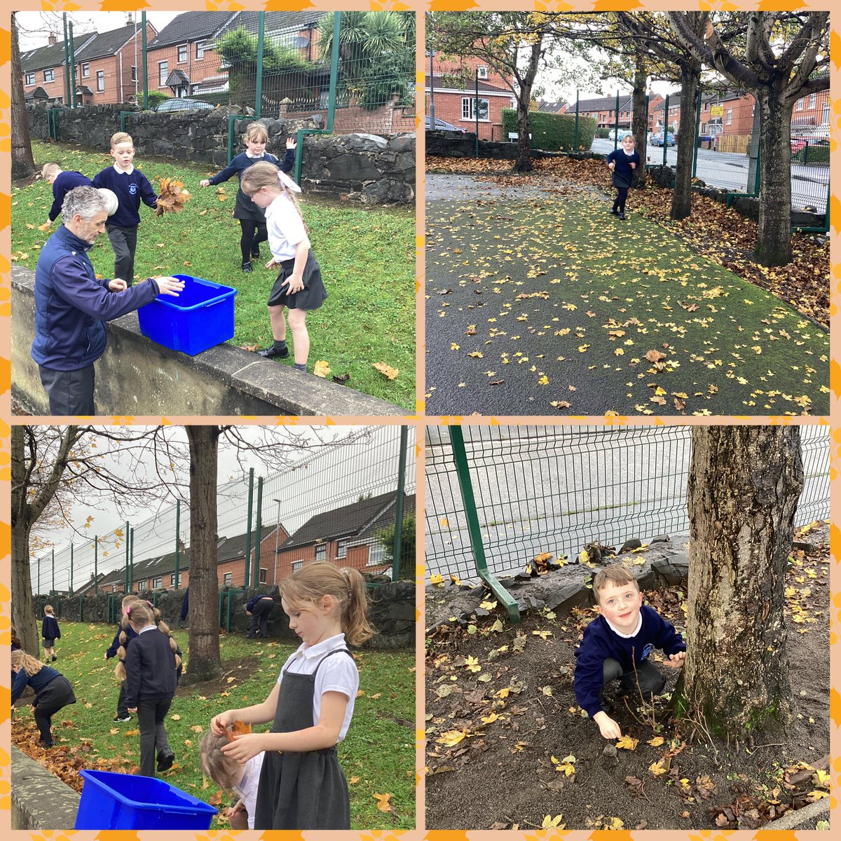HolyChildPSBel's tweet image. P3a made natural pictures and necklaces using leaves, sticks and acorns they collected. 🍁 🌿🍂🍃

#SharingCaringLearning #outdoorclassroomday #outdoorlearning @OutdoorClassDay