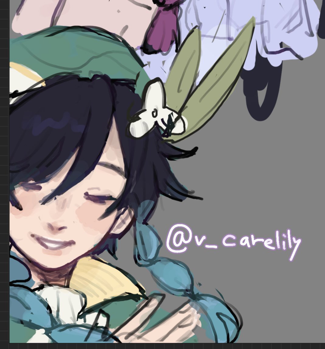 sketching angels for my sanity today

#Venti #Columbina