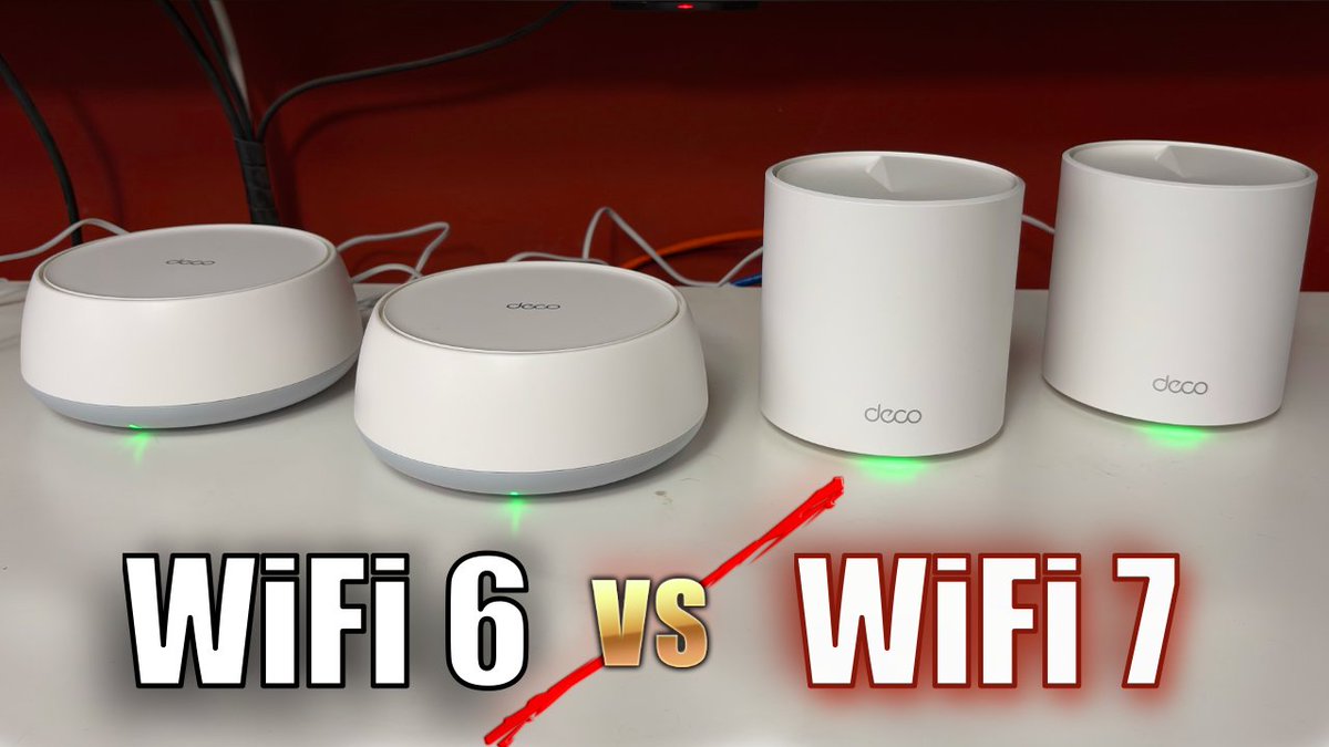 macjosan's tweet photo. 💥 Qué router comprar en 2025: WiFi 7 vs WiFi 6 🛜 Comparativa real con Wi-Fi 6

¿Vale la pena dar el salto al Wi-Fi 7 si no tienes dispositivos Wi-Fi 7?

➡️ Te lo explico todo:  https://t.co/B84WiBOfp6

#WiFi7 #WiFi6 #RedesMesh  #Networking #MLO https://t.co/wBLThUeOdo