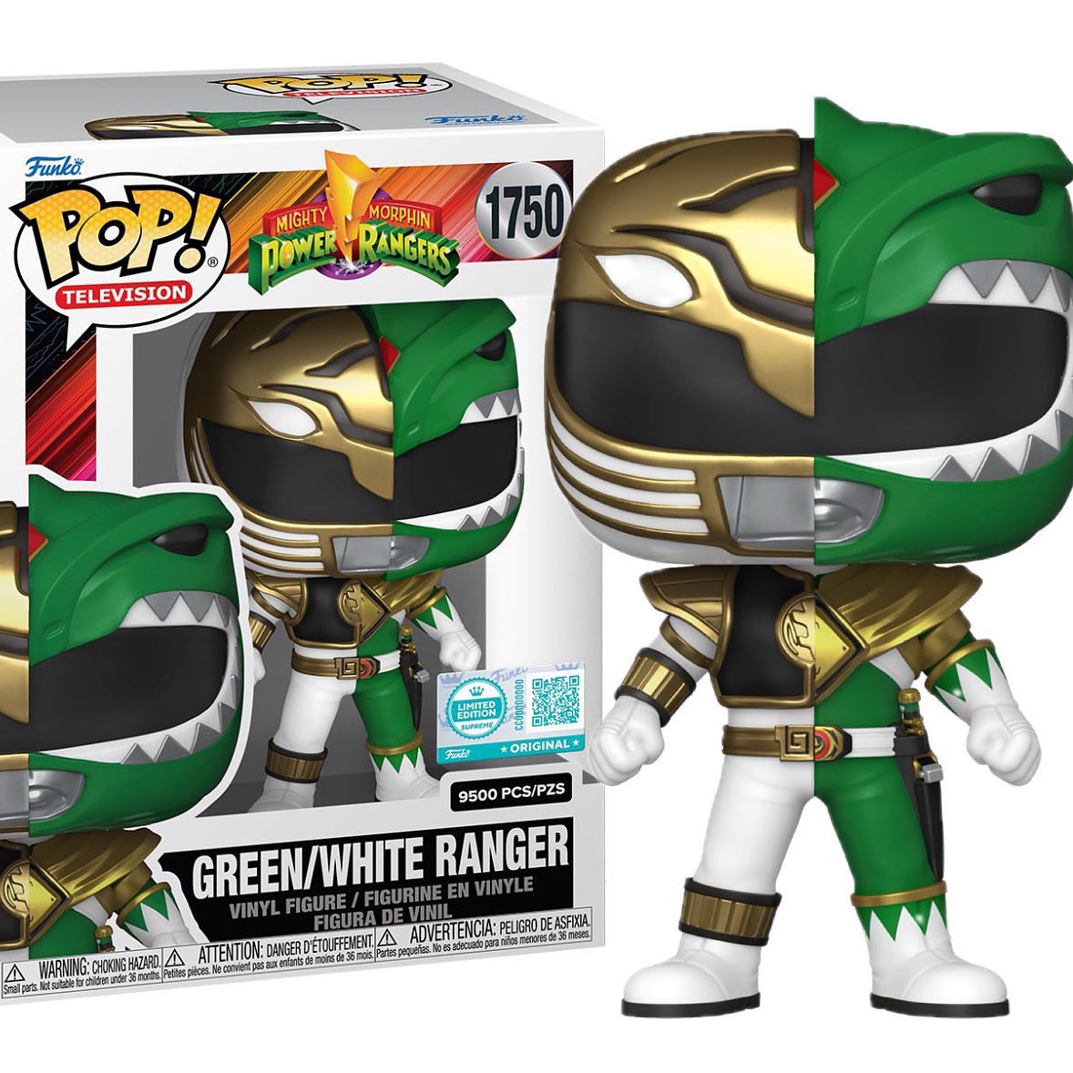 LEFunkoDB's tweet image. 044: Green/White Ranger Funko POP! - 1/9,500

Release: 09/10/25

Limited Edition, 9,500 Pieces Only (Supreme)

Entertainment Earth Exclusive

#Funko #FunkoPOP #LimitedEdition #PowerRangers