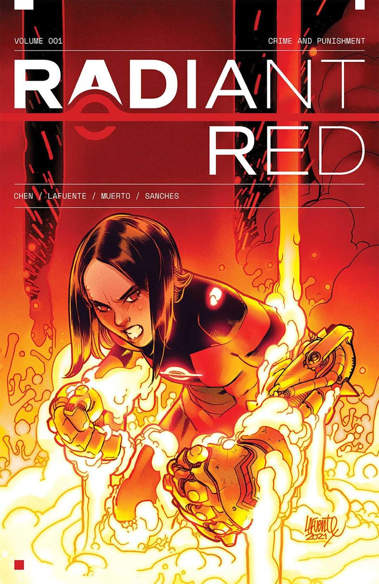 Hey <a href="/JustDrawnRadio/">Living Dead Fuzzy</a> fans! Tonight on my #WomenInComics show, I'll be talking about #RadiantRed . This fabulous comic is created by @cherishchen ,  #DavidLafuente and several other amazing creators!! Tune in tonight on <a href="/MyAccessCA/">Access Communications</a> 91.3 fm, 630 pm CST!