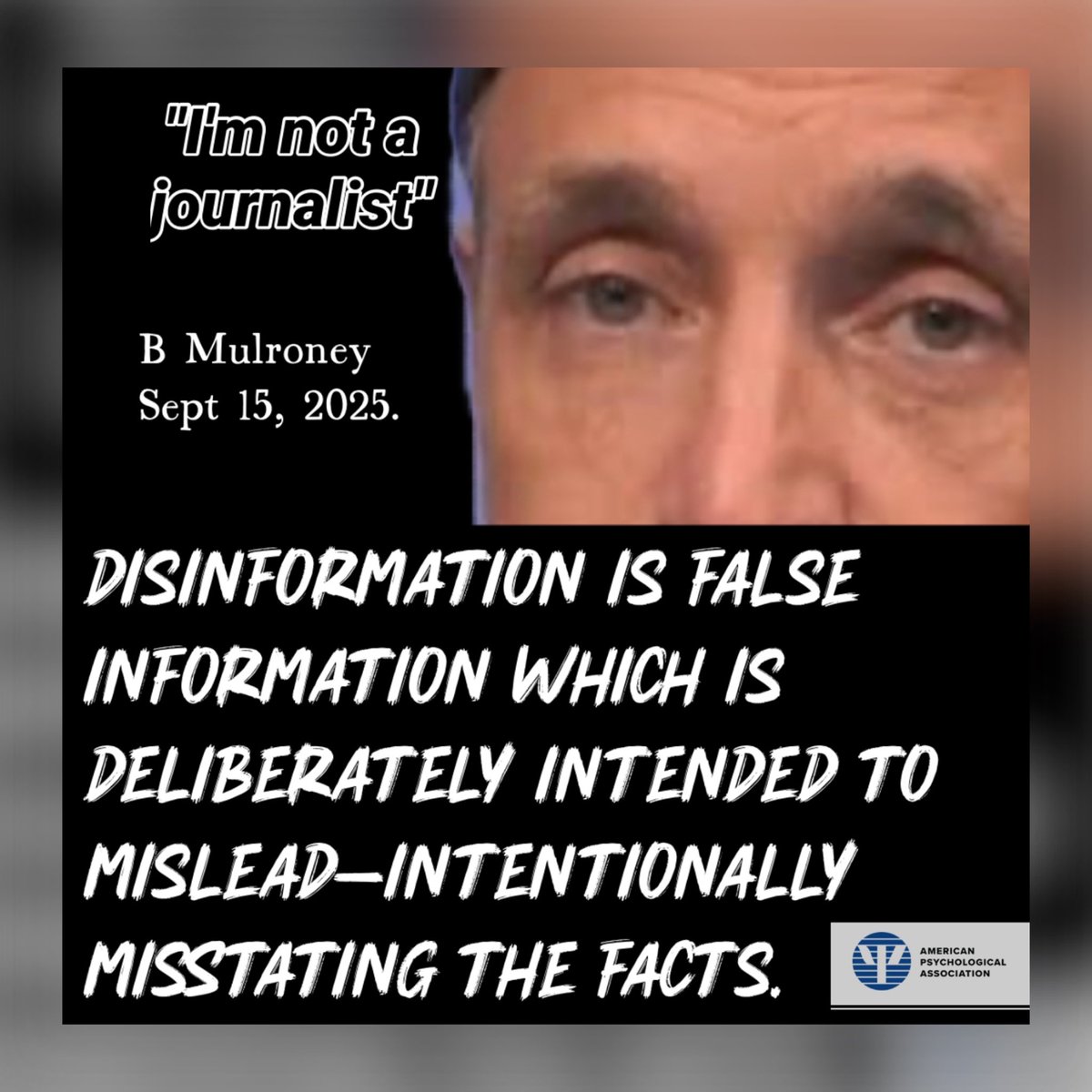 IslayDream's tweet image. Mulroney: Disinformation for PR / Ratings?

There’s no evidence for Ben Mulroney’s latest claim.

Unless he can show the clip or the line, this crosses from interpretation into disinformation — and looks a lot like PR for ratings.

#FactCheck #cdnpoli #PublicDiscourse