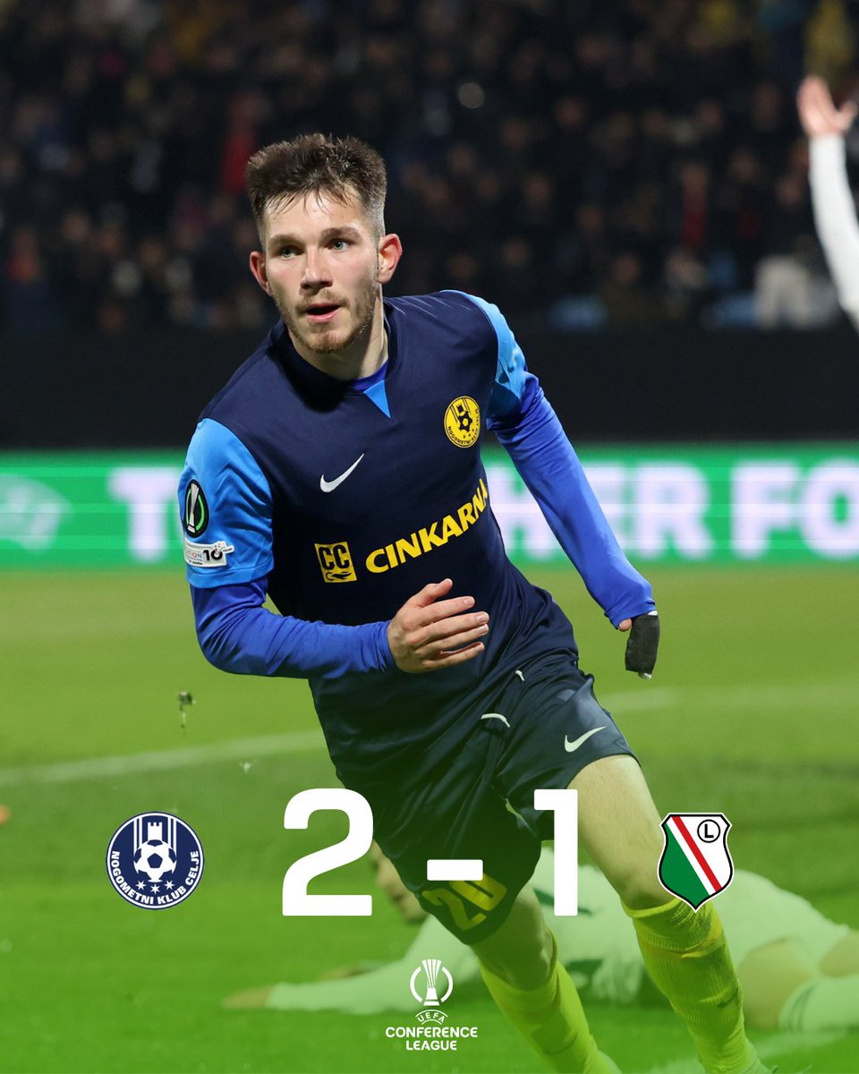 ekstraklasa_EN's tweet photo. Legia’s defeat.
#NKCLEG 2:1 https://t.co/mPGghTgPXU