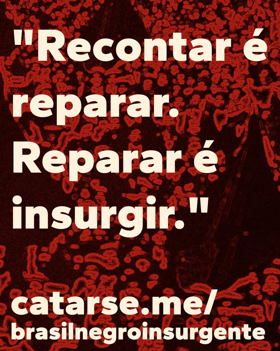 Trazer essas trajetórias à tona é mais do que um gesto de memória. É um ato de reparação histórica, um compromisso com a justiça e com a verdade. Cada biografia resgatada é um convite para romper com os silêncios. catarse.me/brasilnegroins…