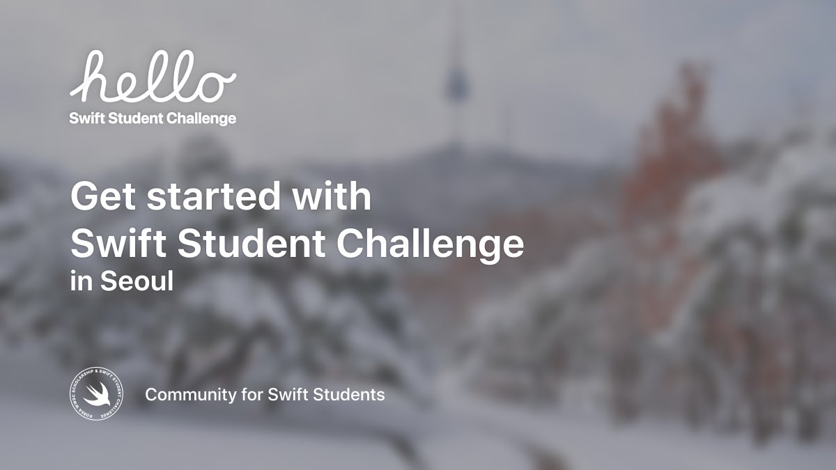 j_sung_x_0o0's tweet image. 🗓️ Jan 10, 2026 (Sat)
#swiftstudentchallenge