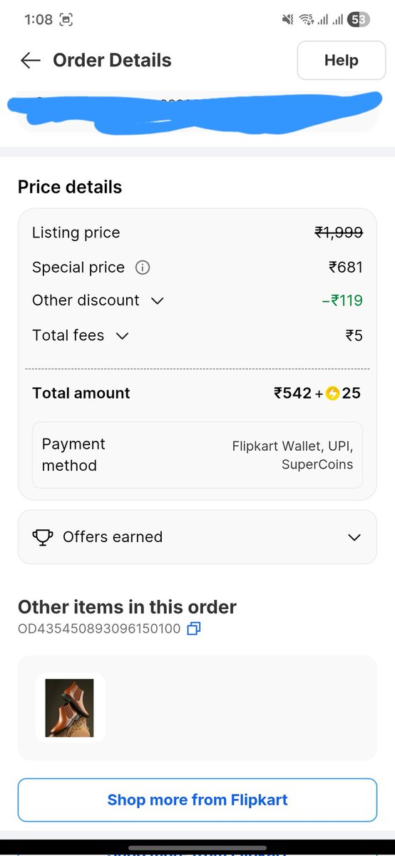 shivampandayy's tweet photo. @Flipkart This is not the 1st time your peoples are doing this.
Can you justify the below order??
You guys cancelled the product and initiated refund without my permission.
Can you tell me who is going to bear the extra cost of the product? https://t.co/RiBfHIT75s