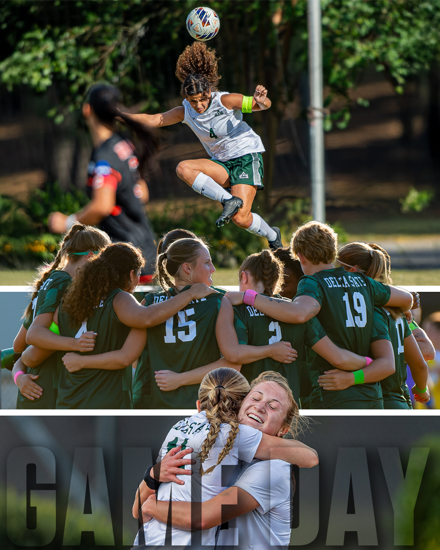 DeltaStateWSOC's tweet image. Quarterfinals of the GSC Tournament ✊

🆚 West Alabama
⏰ 5:30 p.m.
📍 Livingston, Ala.

Game Day Coverage: bit.ly/3LlxJEw