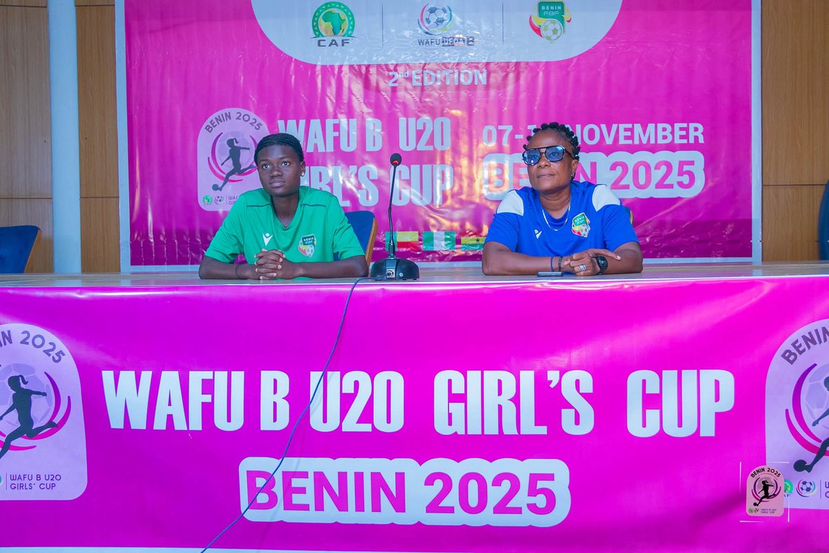 CafZoneOuestB's tweet photo. 🇧🇯 Benin (Host Nation)
🇧🇯 All set on home soil!
Host nation Benin steps into the WAFU Zone B U20 Girls Cup with pride and purpose. The Amazons are ready to thrill the fans and defend their turf! 💪🏽⚽
#WAFUBU20Girls #Benin #HostNation #Benin2025

🇧🇯 Bénin (Pays hôte)
🇧🇯 Tout est prêt sur nos terres !
Le Bénin, pays hôte, aborde la Coupe WAFU Zone B U20 Filles avec fierté et détermination. Les Amazones sont prêtes à enflammer les supporters et à défendre leurs couleurs ! 💪🏽⚽
#WAFUBU20Girls #Benin #PaysHôte #Benin2025