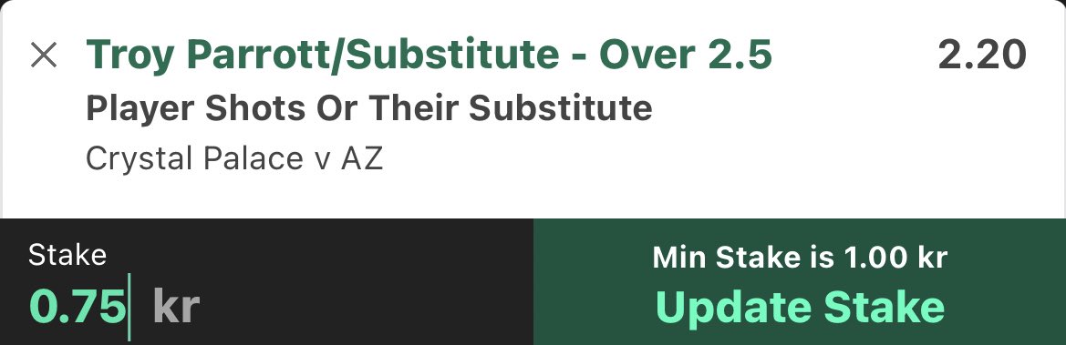 PropsDrops's tweet image. 🌎 Crystal Palsce - AZ
🏆 Conference League