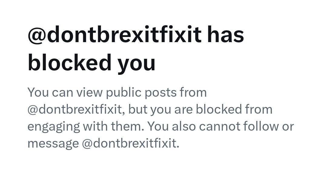 Rebartic's tweet photo. Oh dear.

@dontbrexitfixit blocked me.

They just hate being exposed.

#OCOWARD https://t.co/KzC1WHChV9