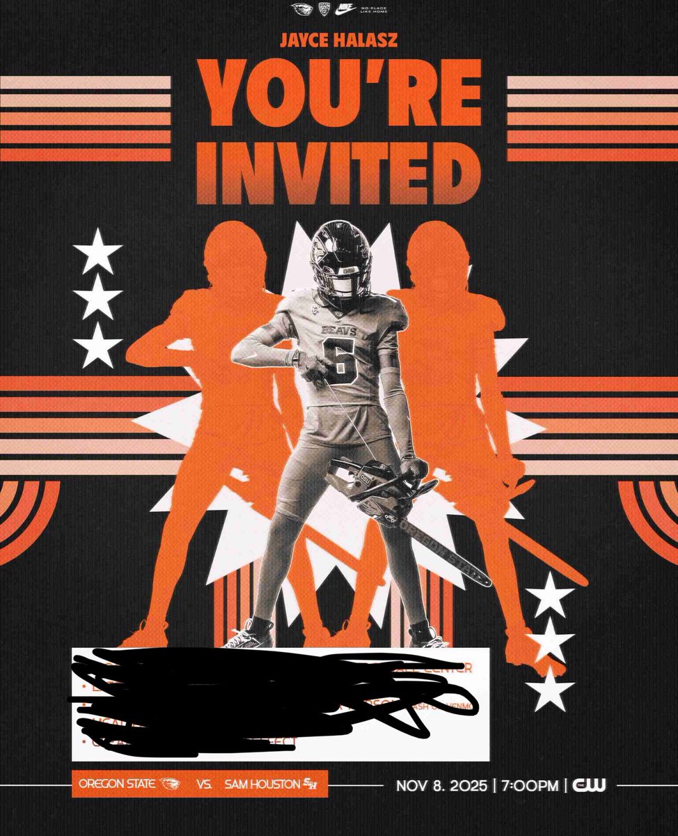 Thank you @oregonstatefootball for the invite for the last home game this weekend!! #GoBeavs
