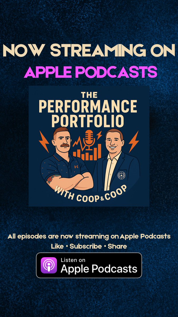 PerformancePF_'s tweet image. Listen now on Apple Podcast! podcasts.apple.com/ca/podcast/the…