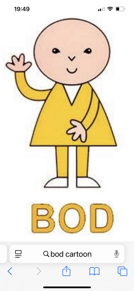 Nosey1968's tweet photo. Even Bod’s gone funny🙁 https://t.co/RTxWExL22x
