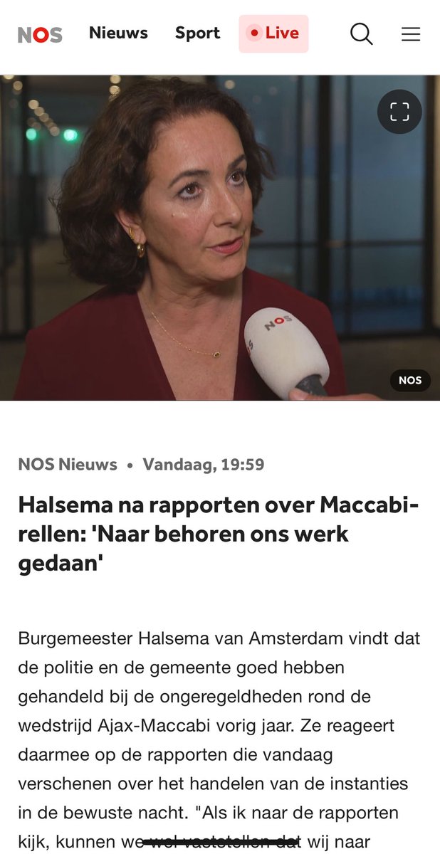 <a href="/DalesGeert63675/">Geert Dales</a> Advocaat Roy Cohn leefde naar drie belangrijke regels: ontken alles, ga op alle fronten in de aanval en erken nooit een fout. Trump heeft deze regels zich eigengemaakt. Femke Halsema inmiddels ook! 
Gaat prima hier! Joden in Amsterdam moeten gewoon niet zo zeuren.