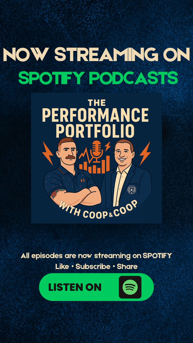 PerformancePF_'s tweet image. Listen now on Spotify! open.spotify.com/show/3GbLkBLpU…