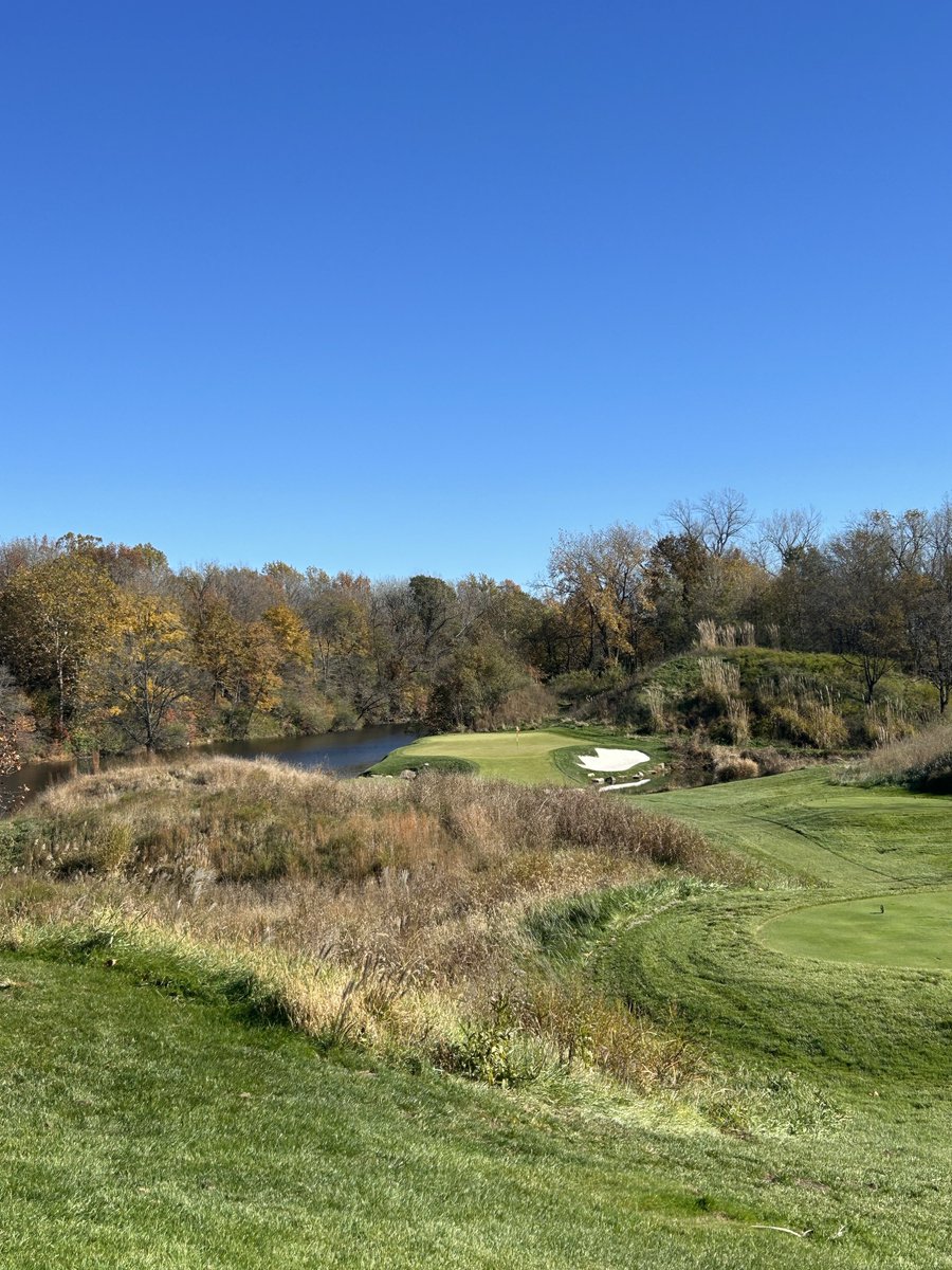 Probably my last round of the Indiana golf season. A great day out at Victoria National