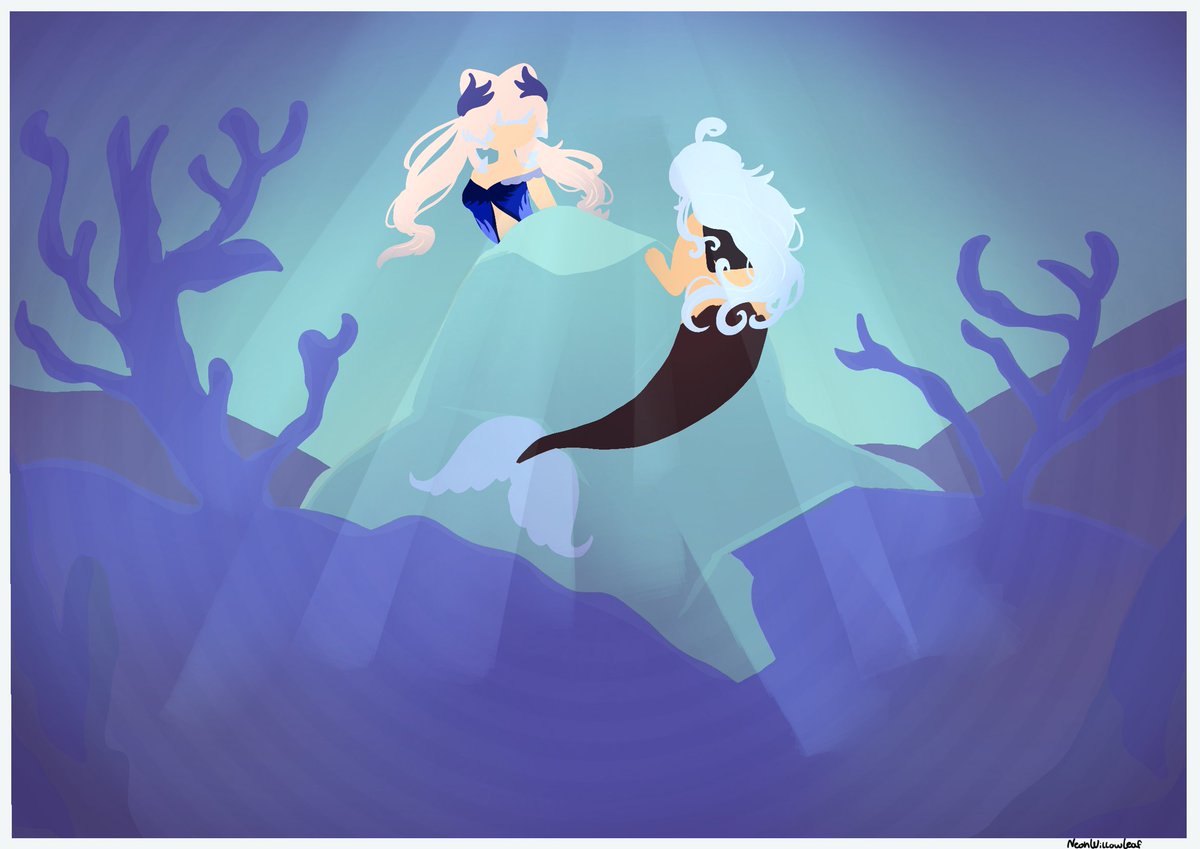 Still resting my wrist, sorry its not anything too special but seeing the Kokoyu mermaids <a href="/latnahca/">ougg 🌧🍃</a> made gave me huge inspiration!!
#kokoyu #ganyu #kokomi