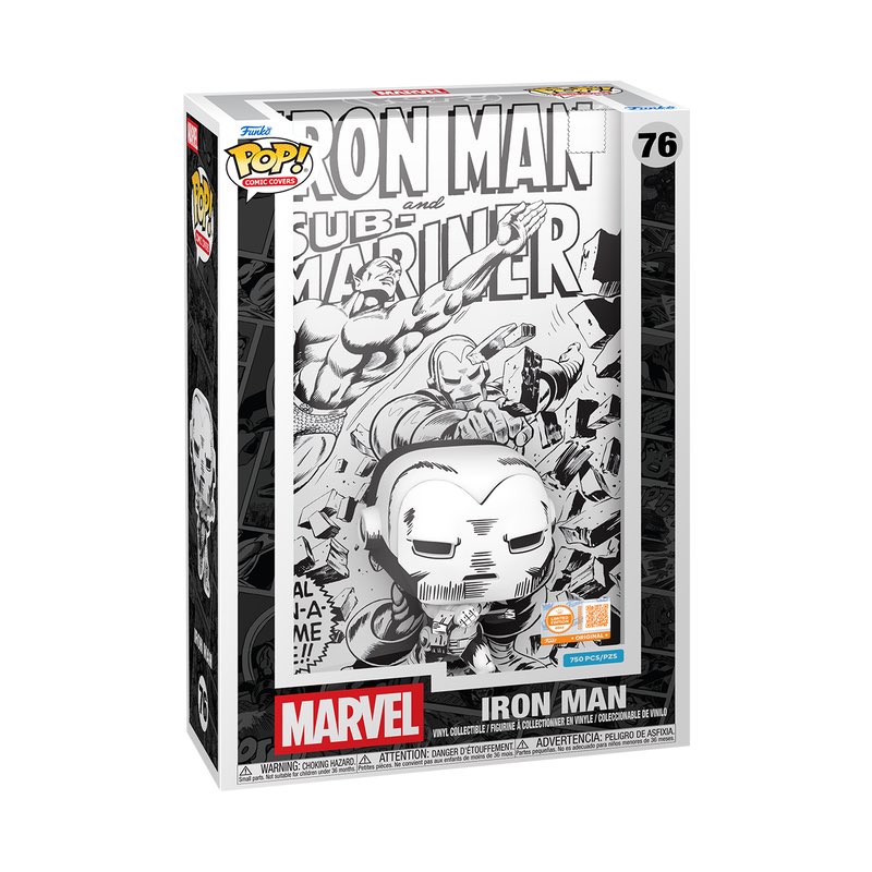LEFunkoDB's tweet image. 048: Iron Man Funko POP! Comic Covers - 1/750

Release: 17/10/25

Limited Edition, 750 Pieces Only (Grail)

Funko Exclusive

#Funko #FunkoPOP #LimitedEdition #Marvel #IronMan