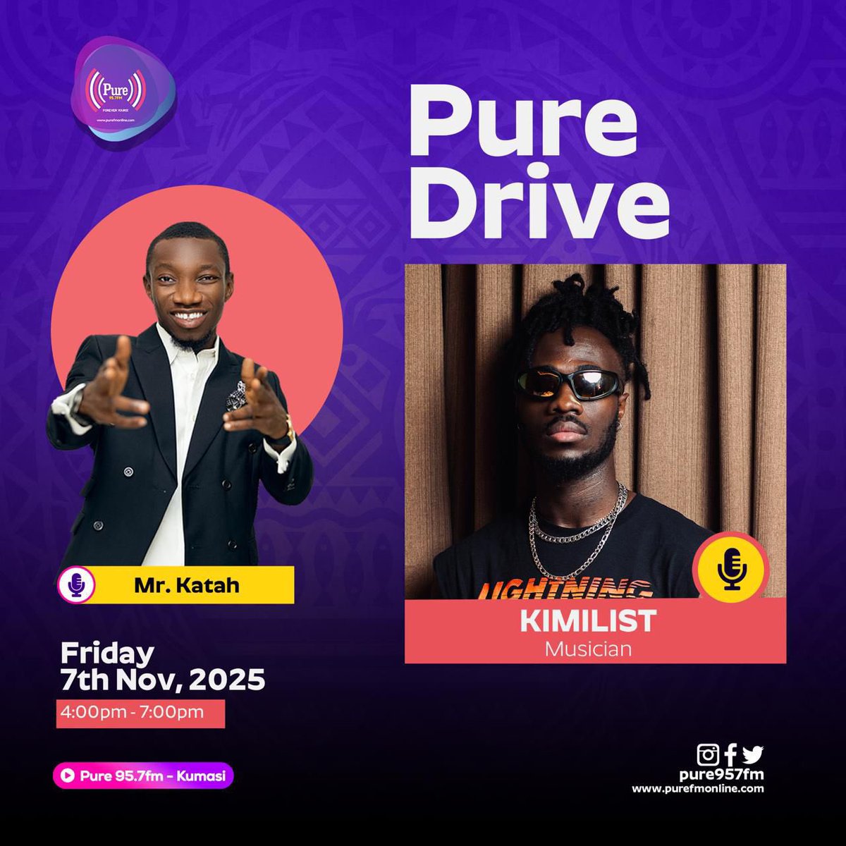 kimilist_'s tweet photo. BAD BOY is active this weekend in kumasi and tomorrow i’m active with @pure957fm &amp; @angelfmkumasi , y’all tune in let’s get it 🔥🔥🔥 …. https://t.co/FyJAOxwGw2
