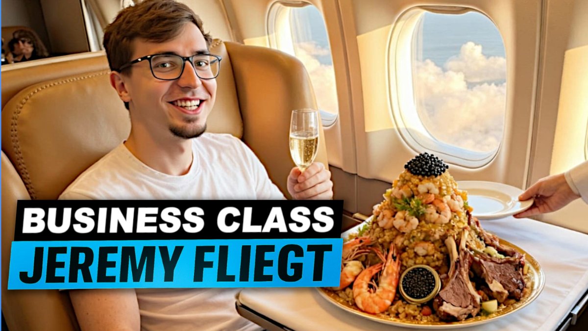 Ich fliege zum 1. Mal BUSINESS CLASS! Mein Traum wird wahr! Neues Video ist Online! youtube.com/watch?v=ful5q9…