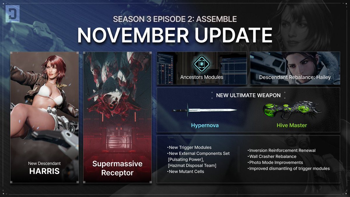 New Season 👀Twitch.tv/cheyballa718 #TFD <a href="/FirstDescendant/">The First Descendant Official</a>