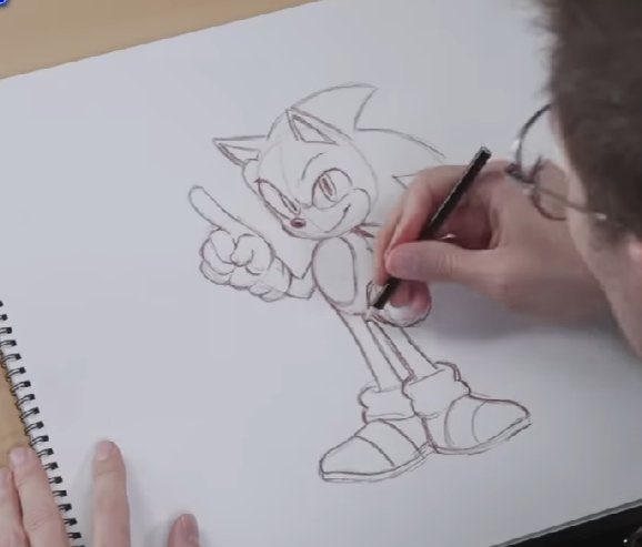 TheJoshMan07's tweet image. Movie Sonic’s design would be so cool if his model actually reflected his 2D art.