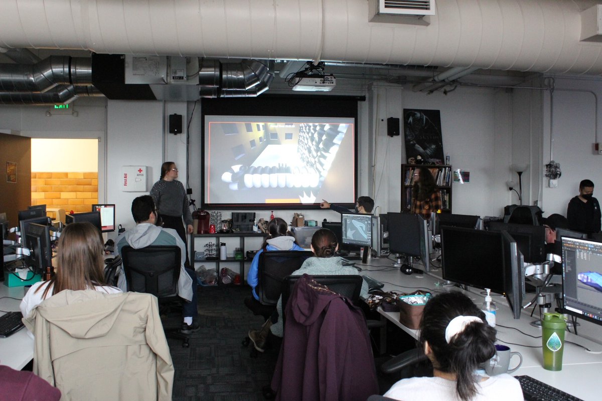 🎮 Teamwork unlocked!
AIE Seattle Year 1 Game Programming + Game Design &amp; Production students joined forces and built complete playable games in Unreal Engine and presented them yesterday to fellow students and faculty!
Amazing work &amp; strong presentations all around 👏✨
#aieedu