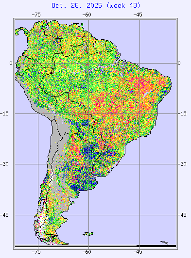 Speaking of Brazil rainfall. We're doing quite a bit better this year than last, but still kinda weak for this time of year. I would expect some improvement over the next few months before the -IOD collapse and weakened Aleutian Low/NPac response load the dice to Nino.