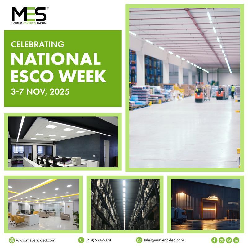MES_BLC's tweet image. This week, we celebrate the partnerships and innovations that make energy efficiency possible — from advanced lighting to smart controls and sustainable design

#ESCOWeek #NationalESCOWeek #EnergyEfficiency #SustainableFuture #LightingInnovation #MaverickLED #MES