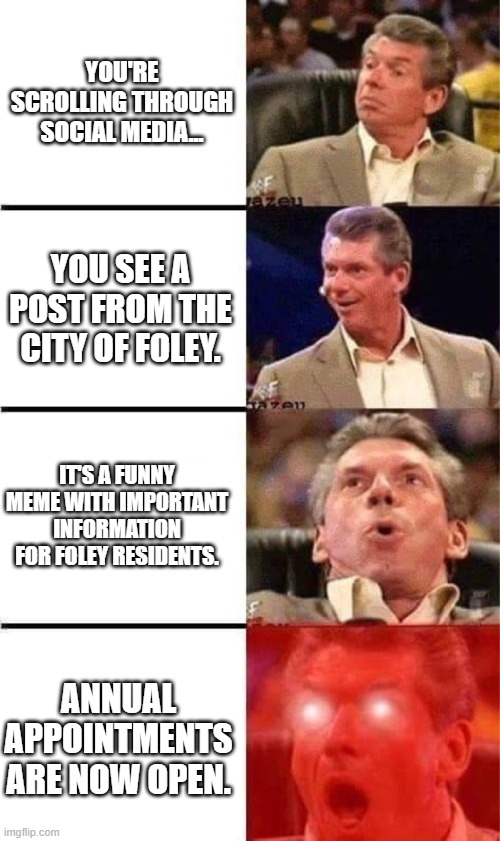 CityFoleyMN's tweet image. For those who prefer their city communications in meme form. 😆#FoleyMN