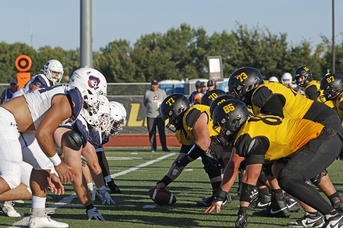 wscwildcats's tweet image. .@WayneStFootball visits Sioux Falls Saturday for key NSIC South Division contest.  #PlayforthePaw
wscwildcats.com/news/2025/11/6…