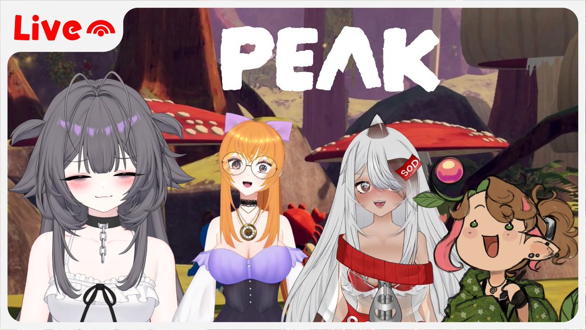 「 LIVE 」
─── ♰PEAK♰ ──

NEW PEAK UPDATE IS OUT!
Playing with alyce fizzy and Lotus!!:3

➛youtube.com/live/BxwoWv5pm…
➛twitch.tv/kiyukiyukimi