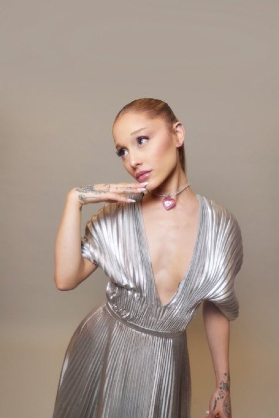 ariana silver dress Is Ariana Grande's Grammys Dress a Nod to Mac Miller?